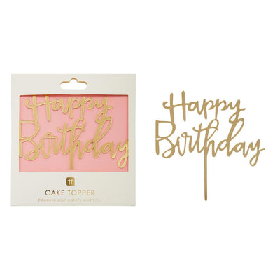 Rose Happy Birthday Cake Topper | Birthday Party |