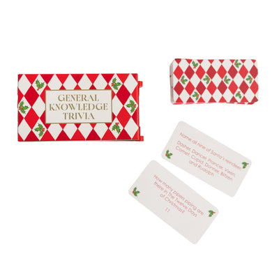 General Knowledge Trivia Christmas Sleigh - 6.5cm | Christmas Game |