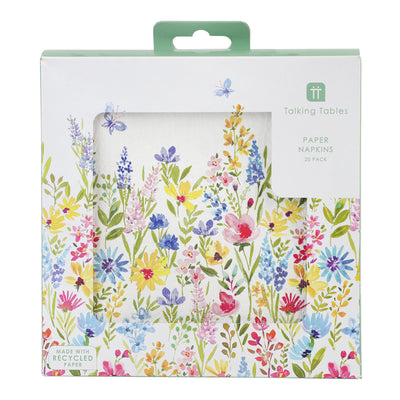 Spring Meadow Paper Napkins - 20 Pack | Spring Decor |