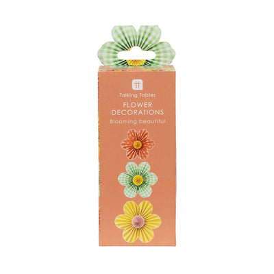 Paper Flower Decorations - 3 Pack | Spring Decor |