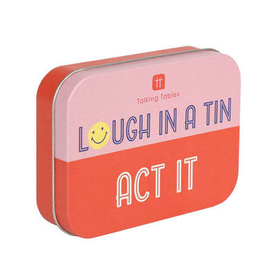Laugh in a Tin - Display - 4 Pack | Travel Card Games |
