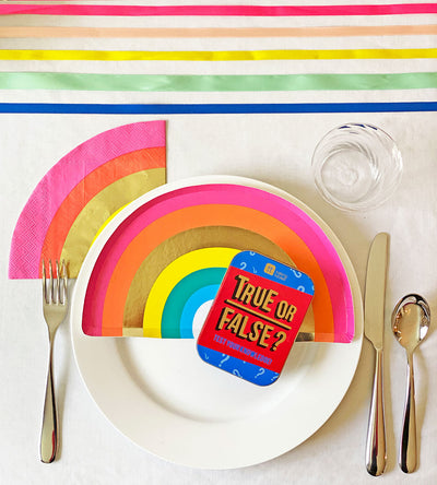 Rainbow Shaped Paper Napkins | Birthday Party |