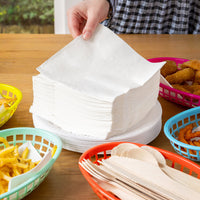 Plain White Compostable Paper Plates - 150 Pack