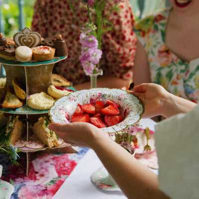 Truly Scrumptious Floral Paper Bowls