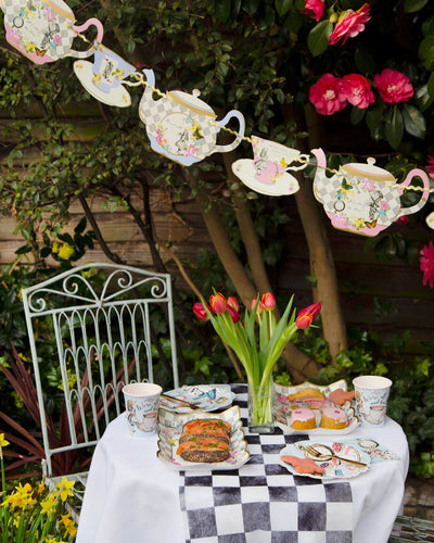 Alice in Wonderland Teapot Paper Bunting - 4m