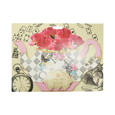 Alice in Wonderland Tea Pot Vase | Tea Party Decor |