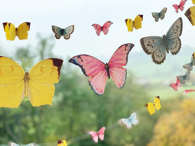 Pastel Butterfly Garland Decoration - 5m | Kids Party Decor |