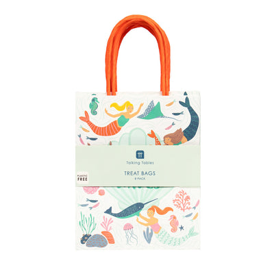 Mermaid Party Bags - 8 Pack | Party Favors |