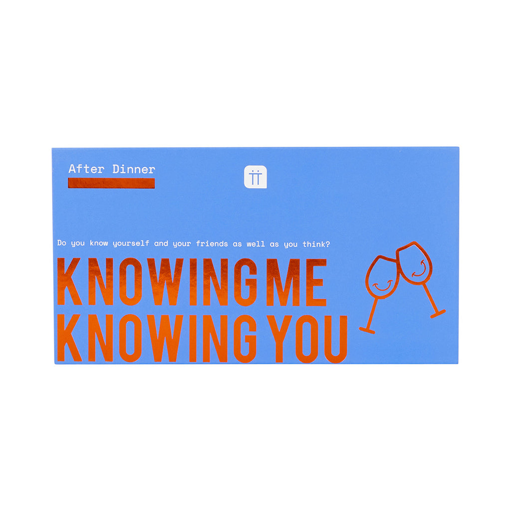 Knowing Me Knowing You Games Compendium