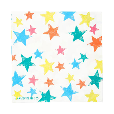 Image - Birthday Brights Rainbow Star Napkins