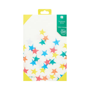 Birthday Brights Rainbow Star Paper Table Cover