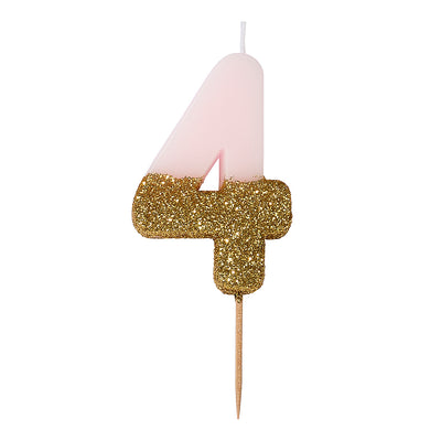 Image - We Heart Birthdays Glitter Candle - 4
