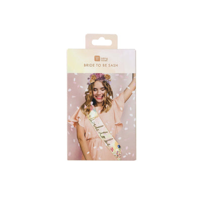 Talking Tables Image - Blossom Girls Bride to Be Sash