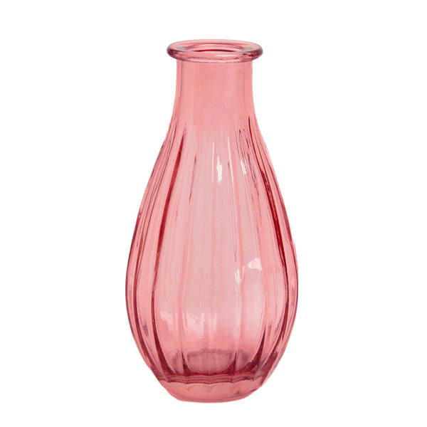 Boho Plum Glass Flower Bud Vase