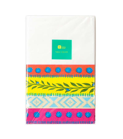 Colorful Boho Paper Table Cover