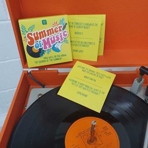 Summer of Music Trivia Game - Talking Tables