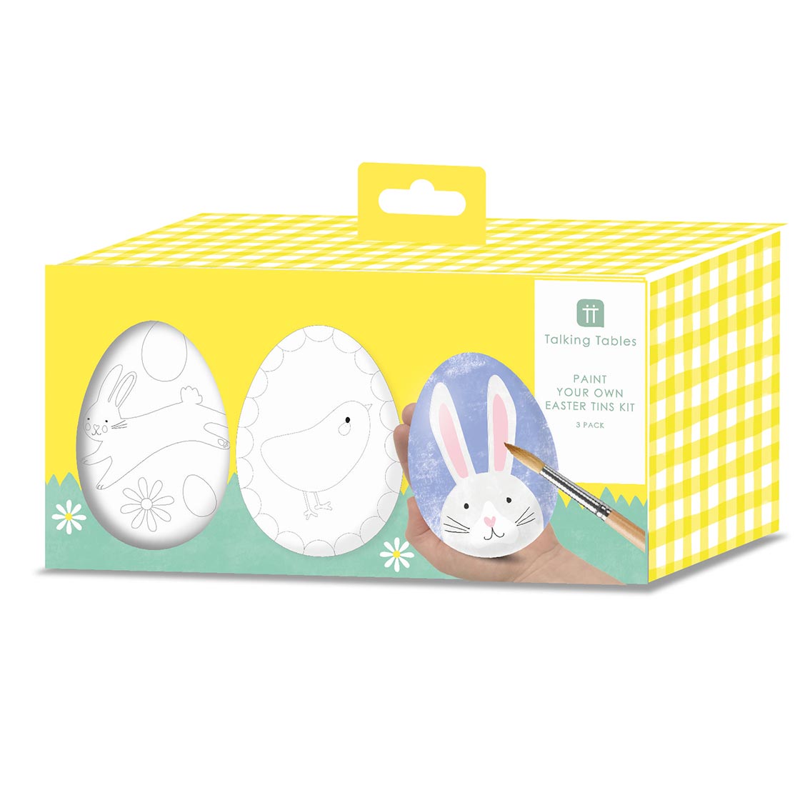 Spring Bunny Paint Your Own Easter Egg Tins Kit