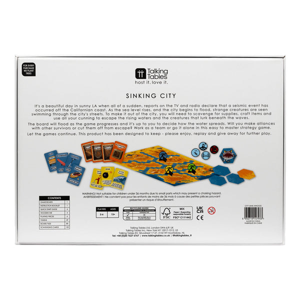 Sinking City Strategy Board Game