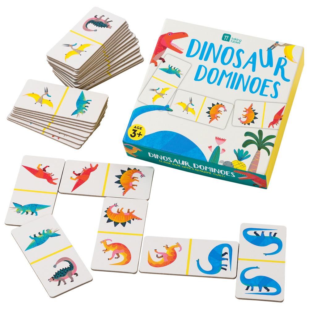 Party Dinosaur Dominoes Game