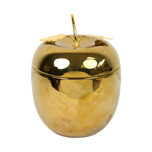 The Emporium Gold Ceramic Apple Ice Bucket