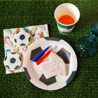 Party Champions Recyclable Soccer Napkins - 20 Pack