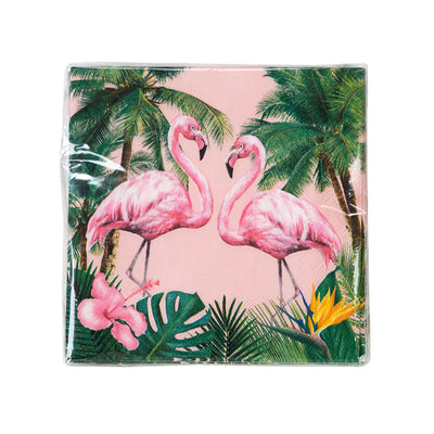 Image - Tropical Fiesta Flamingo Cocktail Napkins