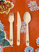 Fiesta Wooden Cutlery