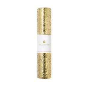 Luxe Gold Glitter Table Runner