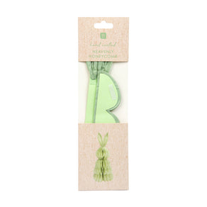 Sweet Meadow Sage Green Bunny Honeycomb