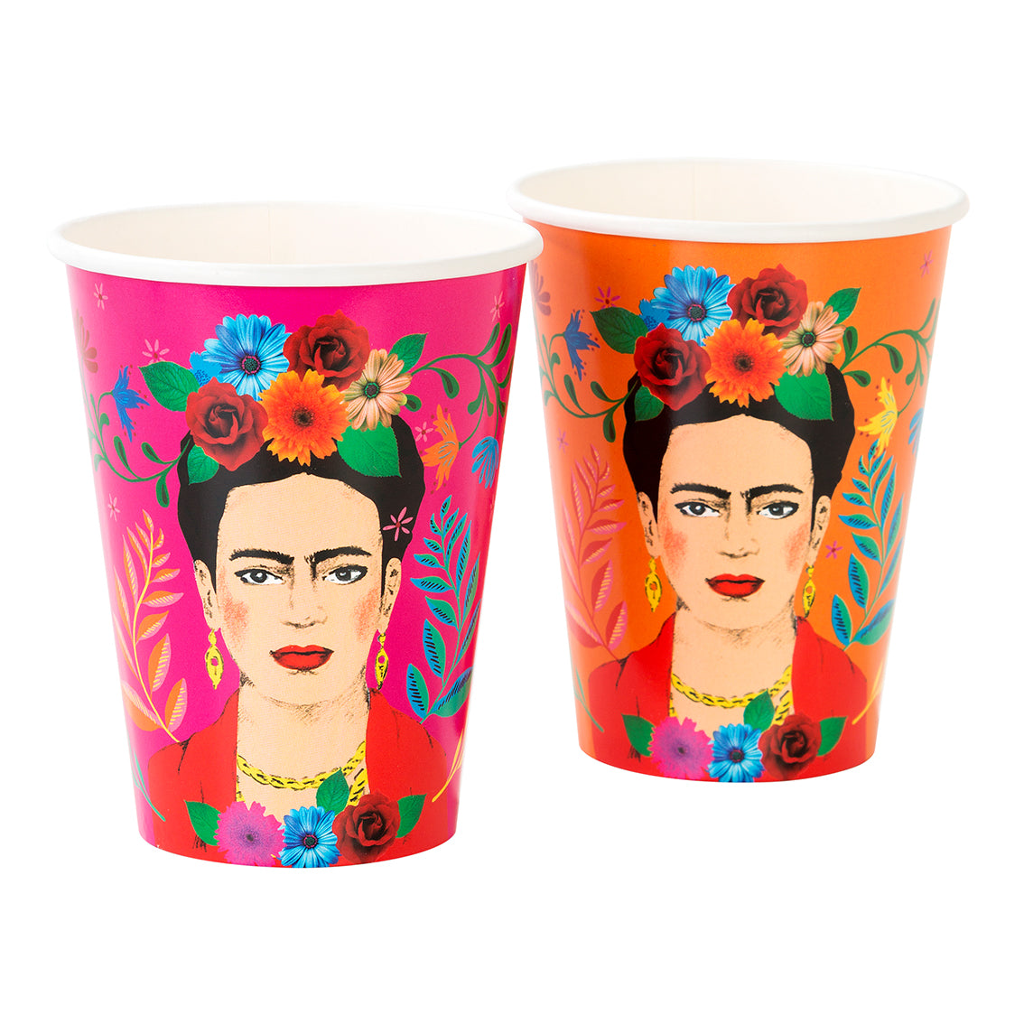 Boho Frida Kahlo Large Paper Cups