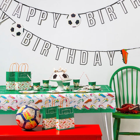 Recyclable Soccer Birthday Decoration - 10ft