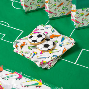 Party Champions Recyclable Soccer Napkins - 20 Pack