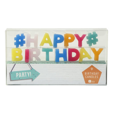 Image - Party Time 'Happy Birthday' Candle