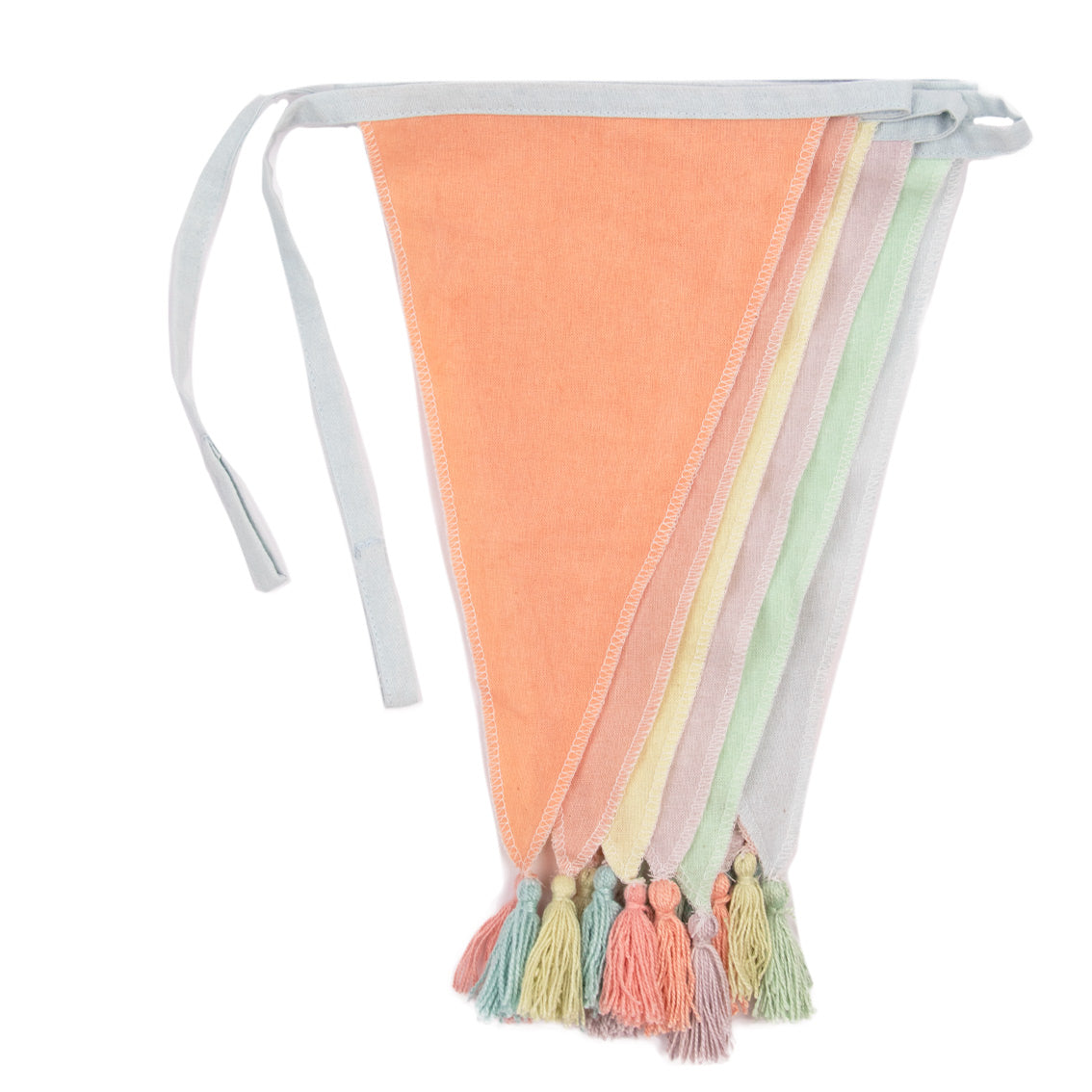 Pastel Fabric Bunting, 10ft