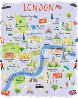 Map Puzzle London 250 Pieces