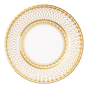 Party Porcelain Gold Large Plate