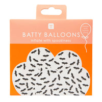 Halloween Bats Latex Confetti Balloons - 5 Pack