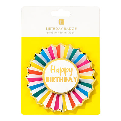 Image - Rainbow Brights Happy Birthday Badge