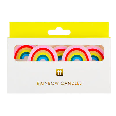 Image - Rainbow Brights Rainbow Shaped Candles