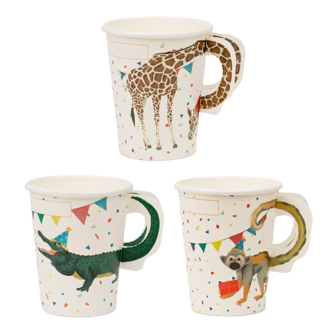 Party Safari Animal Paper Cups - 8 Pack