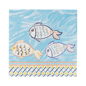 Souk Fish Paper Napkins - 20 Pack