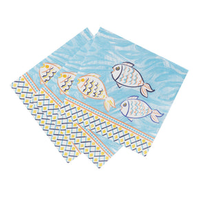 Souk Fish Paper Napkins - 20 Pack