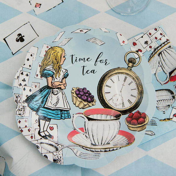 TRULY ALICE IN WONDERLAND TEA PARTY TABLEWARE RANGE- Mad Hatter Decorations