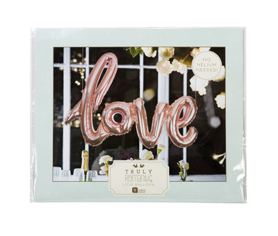 Talking Tables image-Copy of Truly Romantic Rose Gold Love Balloon