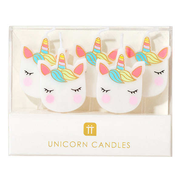We Heart Unicorns Cake Candles