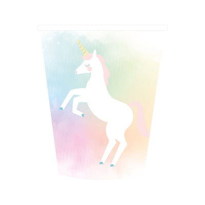 Image - Unicorn Pastel Paper Cups - 8 Pack