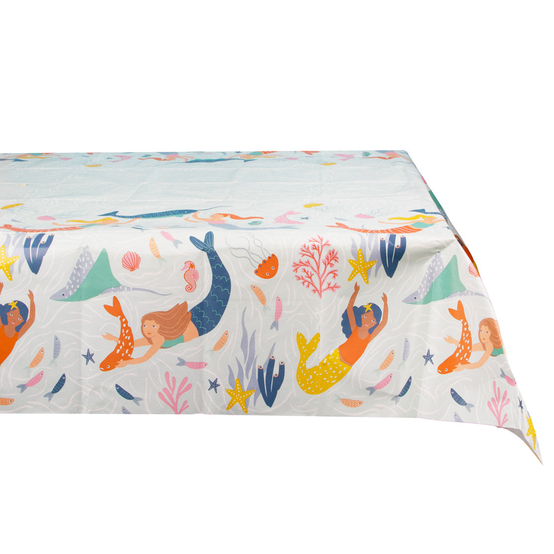 Make Waves Mermaid Paper Table Cover